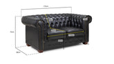 Chesterfield Sofa 2 Seater